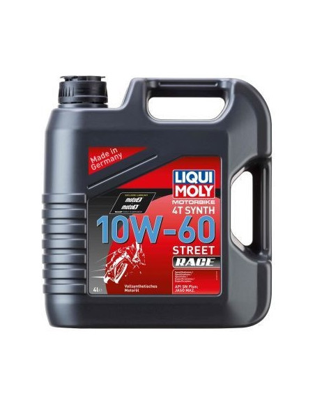 LIQUI-MOLY alyva 10w-60 4t Synth Street Race 4L