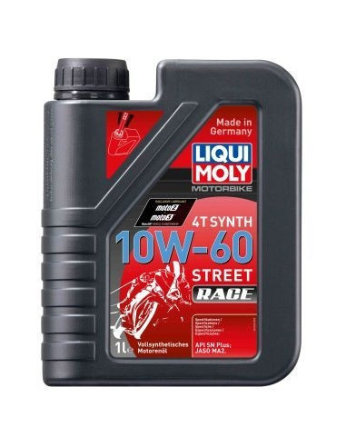 LIQUI-MOLY alyva 10w-60 4t Synth Street Race 1L