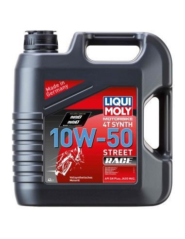 LIQUI-MOLY alyva 10w-50 4t Synth Street Race 4L