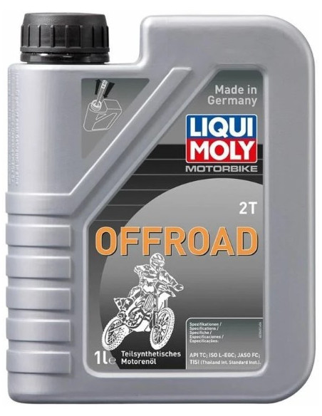 LIQUI-MOLY Pusiau sintetinė alyva 2T OFFROAD 1L