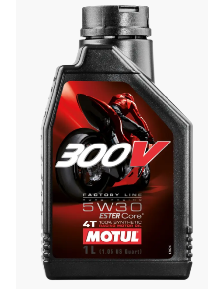 MOTUL 300V 5W30 GAMYKLINĖ LINIJA 4T ALYVA 1L