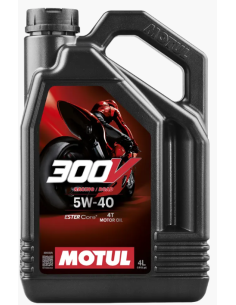 MOTUL 300V 5W40 GAMYKLINĖ LINIJA 4T ALYVA 4L