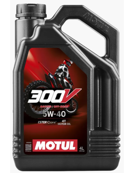 MOTUL 300V 5W40 GAMYKLINĖS LINIJOS OFF ROAD 4T ALYVA 4L