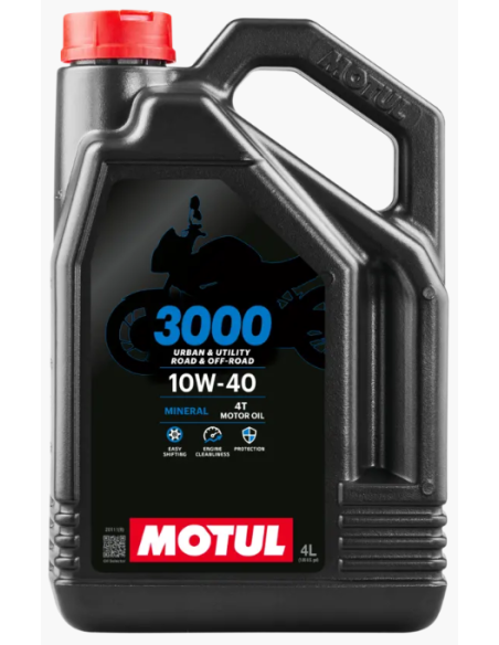 MOTUL 3000 10W40 4T OIL 4L