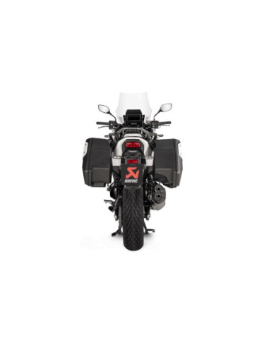 SLIP-ON LINE MUFFLER TITANIUM CARBON END CAP