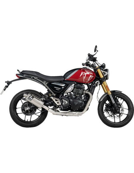 MUFFLER SLIP-ON TI TRIUMPH SPEED 400 / SCRAMBLER 400X