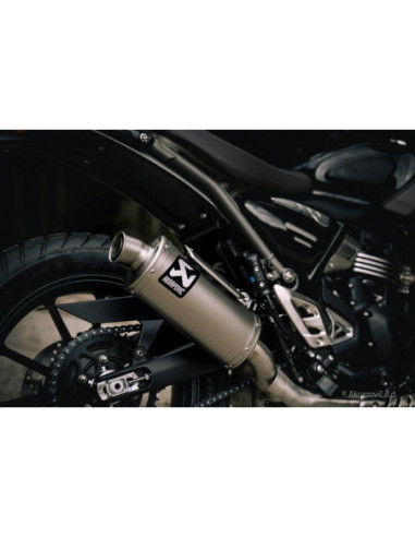 DUSLINTUVO SLIP-ON TI TRIUMPH SPEED 400 / SCRAMBLER 400X