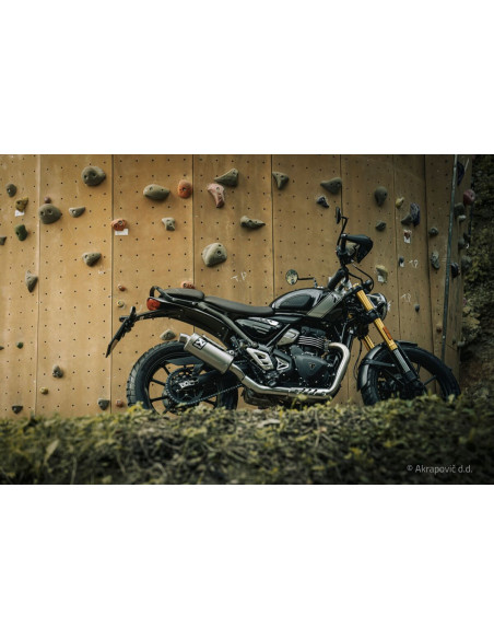 TŁUMIK WSUWANY TI TRIUMPH SPEED 400 / SCRAMBLER 400X