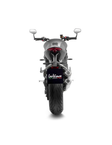 LV-10 DUAL SLIP-ON MUFFLER STAINLESS STEEL ECE