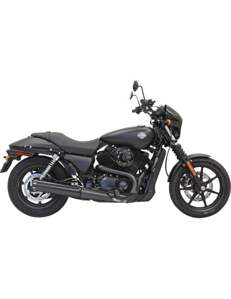 MUFFLER 4" STRAIGHT CAN STYLE BLACK STREET EXHAUST