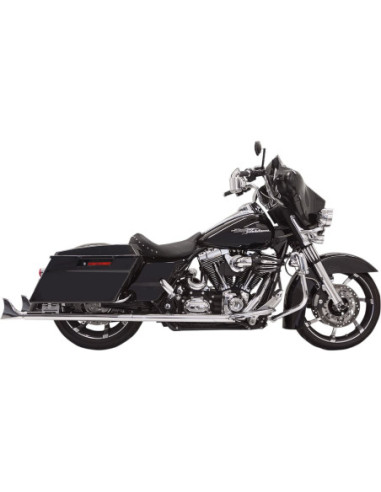 MUFFLER SLIP ON 36" TRUE DUAL FISHTAIL CHROME
