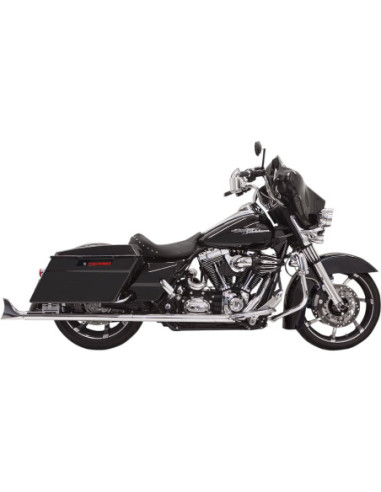 MUFFLER SLIP ON 33" TRUE DUAL FISHTAIL CHROME