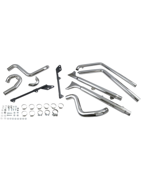 TŁUMIK TRUE DUALS Z 33-CALOWYMI TŁUMIKAMI TYPU FISHTAIL 2-1/4" (Z PRZEGRODĄ)