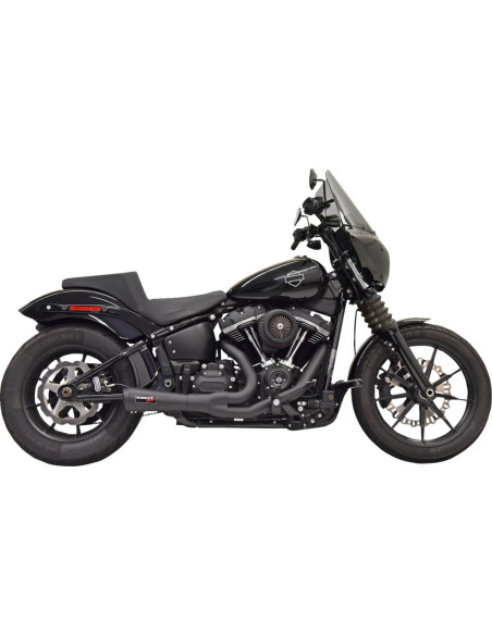 Išmetimo sistema 2:1 Road Rage 2 Ripper Short 49C Black M8 Softail