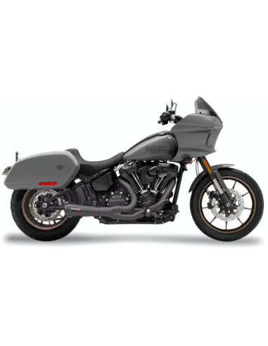 Exhaust 2:1 Road Rage 2 Ripper Short 49C Black M8 Softail