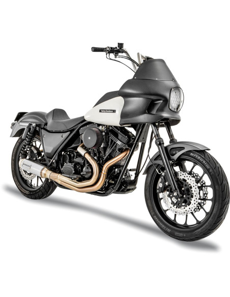 Exhaust 2:1 Super Bike 4" Stainless Steel FXR