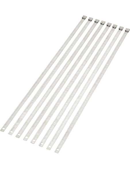 oPASKI KABLOWE 14" W STYLU DRABINKOWYM, STAL NIERDZEWNA, OPAKOWANIE 8 SZT