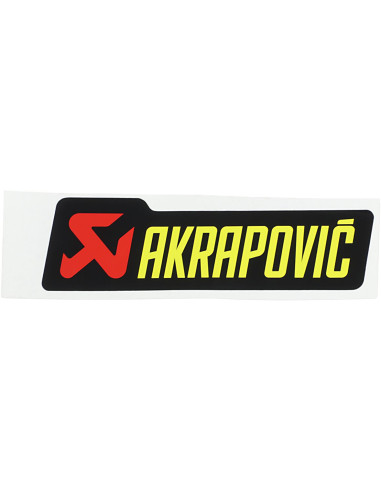 NAKLEJKA Z LOGO ACRAPOVIC 150 X 45 MM