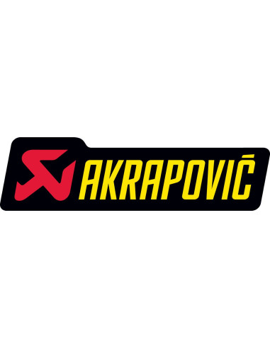 NAKLEJKA Z LOGO ACRAPOVIC 90 X 27 MM