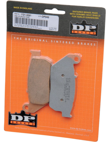 BRAKE PAD DP SINTERED REPLACEMENT STREET TOURING OFF-ROAD/ATV