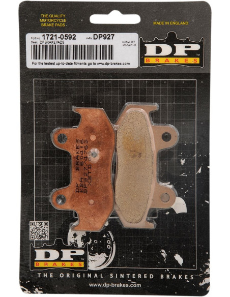 BRAKE PAD DP SINTERED REPLACEMENT STREET TOURING OFF-ROAD/ATV