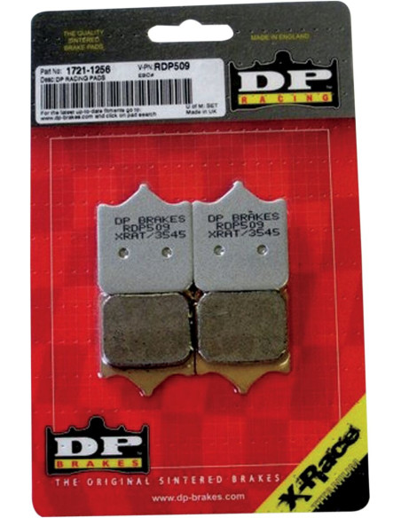 BRAKE PAD RDP X-RACE TITANIUM HIGH FRICTION ROAD-RACING