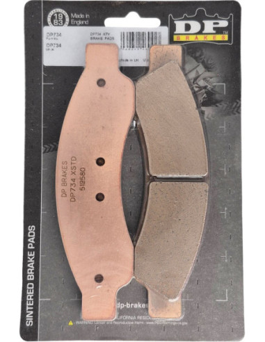 ATV BRAKE PADS MAV 1000R FRONT