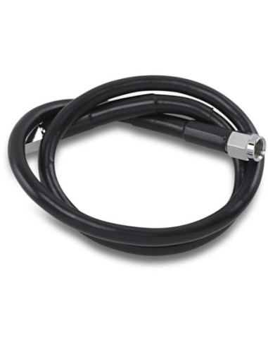 UNIVERSAL BRAKE LINE BLACK VINYL COATED STAINLESS STEEL DOT AN-3 26"