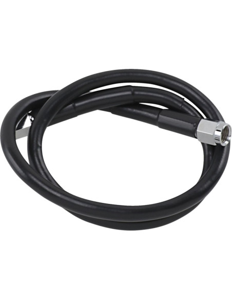 UNIVERSAL BRAKE LINE BLACK VINYL COATED STAINLESS STEEL DOT AN-3 26"