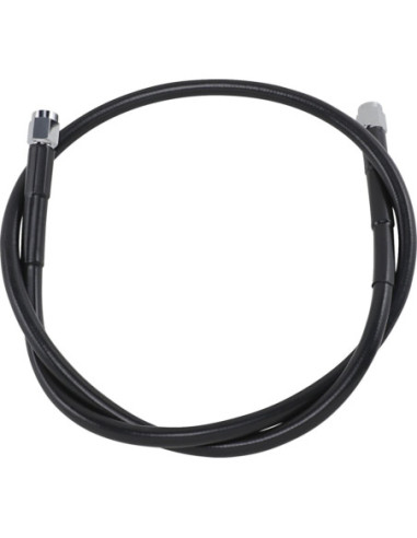 UNIVERSAL BRAKE LINE BLACK VINYL COATED STAINLESS STEEL DOT AN-3 34"