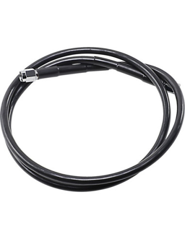 UNIVERSAL BRAKE LINE BLACK VINYL COATED STAINLESS STEEL DOT AN-3 43"