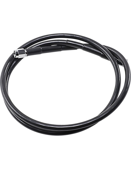 UNIVERSAL BRAKE LINE BLACK VINYL COATED STAINLESS STEEL DOT AN-3 43"