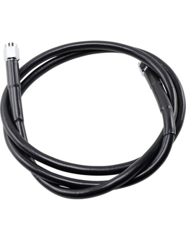 UNIVERSAL BRAKE LINE BLACK VINYL COATED STAINLESS STEEL DOT AN-3 44"