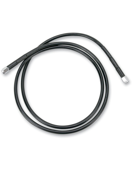 UNIVERSAL BRAKE LINE BLACK VINYL COATED STAINLESS STEEL DOT AN-3 44"