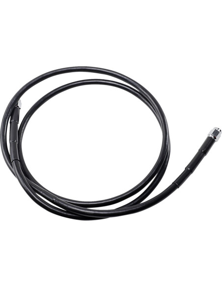 UNIVERSAL BRAKE LINE BLACK VINYL COATED STAINLESS STEEL DOT AN-3 56"