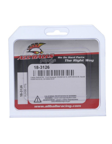 BRAKE CALIPER REBUILD KIT FRONT