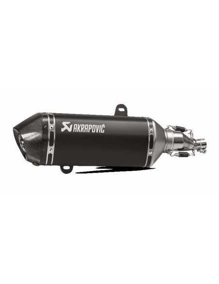 MUFFLER SS/CF BLK GTS125