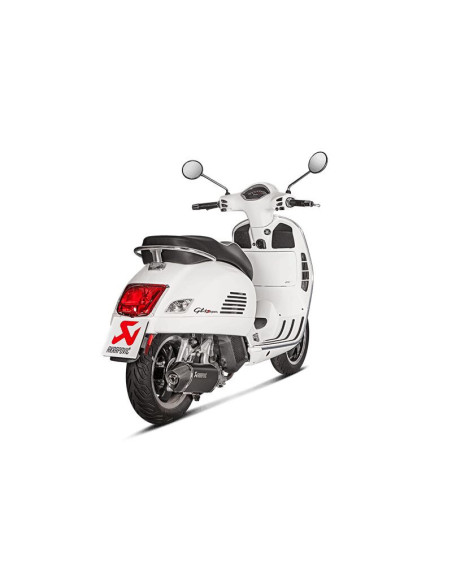 MUFFLER SS/CF BLK GTS125