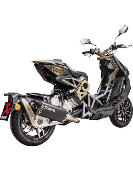 MUFFLER SS/CF BLK ITAL