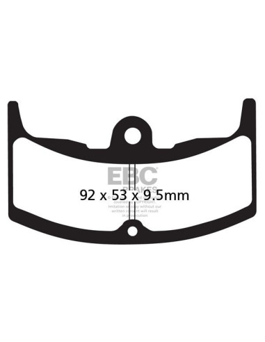 BRAKE PAD ORGANIC STREET