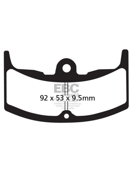 BRAKE PAD ORGANIC STREET