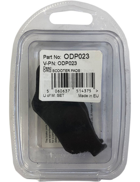 BRAKE PAD ORGANIC SCOOTER
