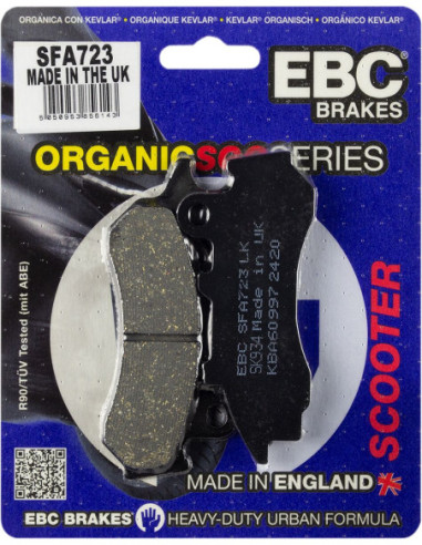 BRAKE PAD SFA ORG SCOT PCX