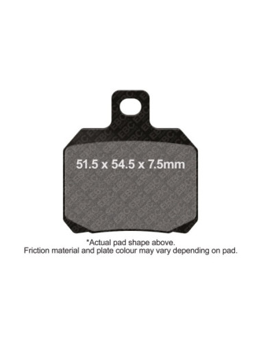 BRAKE PAD EPFA SIN EXT PR