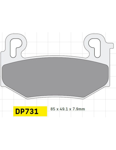 BRAKE PAD SINTRD DP731