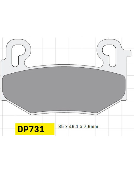 BRAKE PAD SINTRD DP731