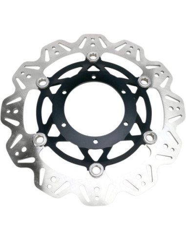 BRAKE RTR FLT VEE WAVE BLK FR