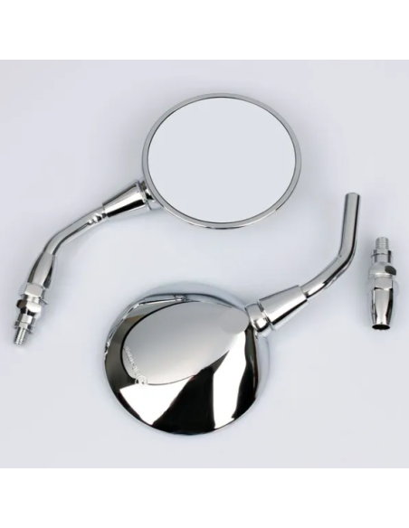 MIRROR CHROME LEFT EC STEM