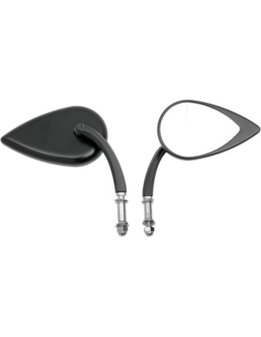 MIRROR T-DROP BLK S. STM
