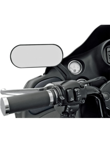 MIRROR OVAL HOTOP FLATBLK